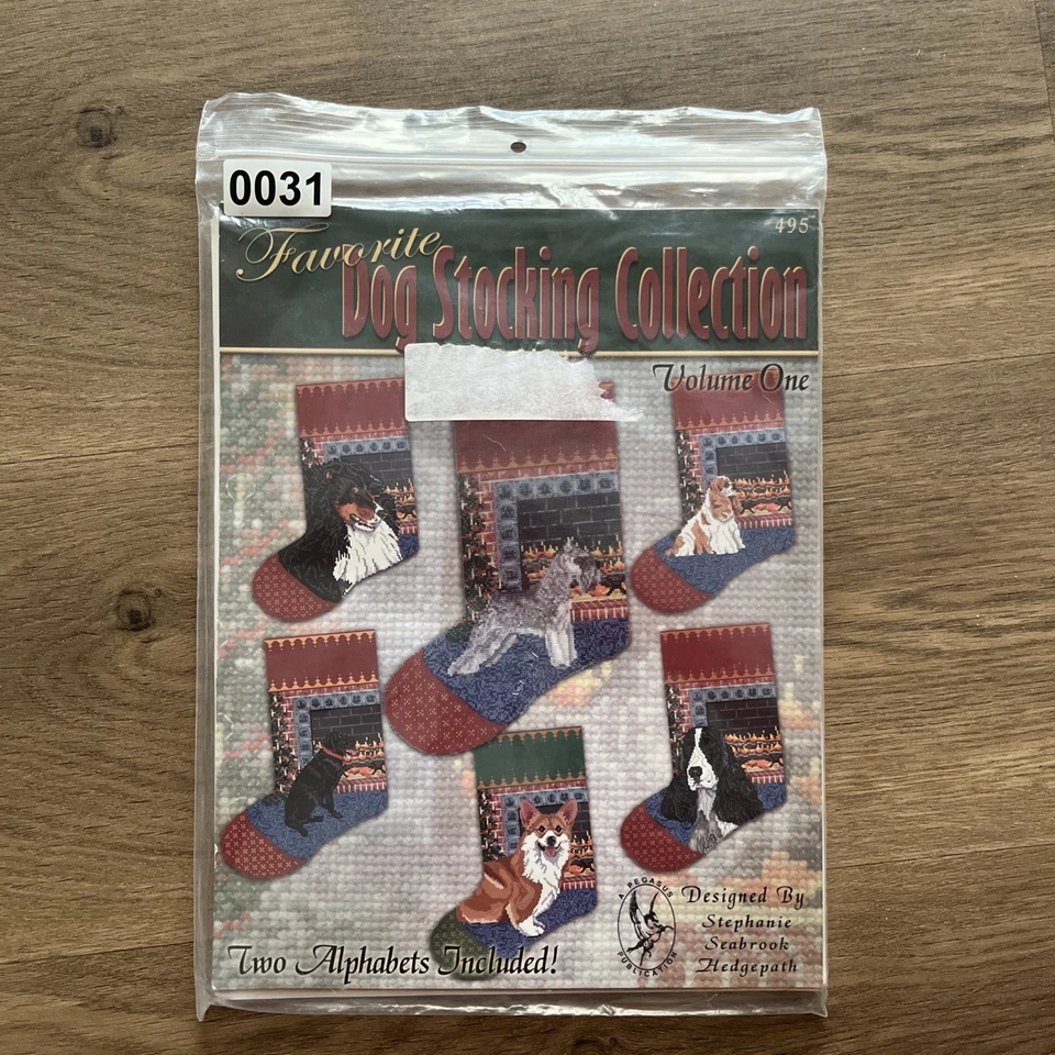 Dog Stocking Counted Cross Stitch Chart Collection by Pegasus Originals - Image 4 of 4