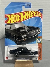 2022 Hot Wheels #243 Muscle Mania 8/10 CHEVELLE SS EXPRESS Black w/Black RS5 Sp
