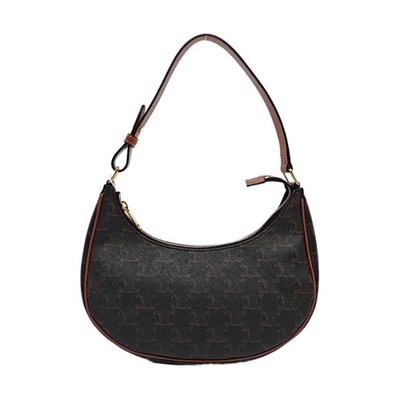 CELINE AVA Handbags Leather Brown Free Shipping | Duties Paid