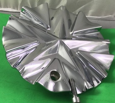 STAR Center Cap Chrome Wheel Hubcap PN: C933-1 W/SCREW