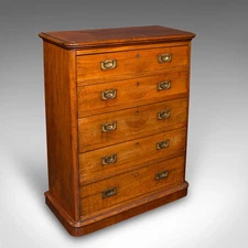 Antique Gentleman's Sporran Chest, Scottish, Sock Drawers, Victorian, Circa 1850