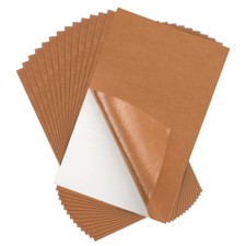 15 PCS Adhesive Felt Sheet 11.8x7.9 Inch Peel Stick Brown DIY Sewing Craft Prop