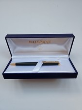 Waterman Hemisphere Matt Schwarz Goldrand Kugelschreiber Neu Verpackt Geschenkstift