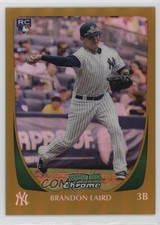 2011 Bowman Draft Chrome Gold Refractor 28/50 Brandon Laird #26 6m1