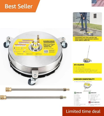 #ad Effortless Cleaning with 15” Karcher Pressure Washer Surface Cleaner 4000 PSI $258.20