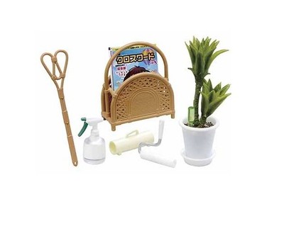 Re-Ment OUR HOME, #4 - Houseplant+ rack -1:6 scale Dollhouse Kitchen Food Minis