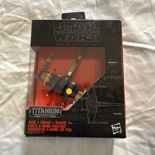 Star Wars Black Series Titanium Poe s X-Wing Fighter 12 NEW SEALED