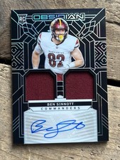 2024 Panini Obsidian - Rookie Materials Ink Ben Sinnott #RMI-BST /299 (AU, MEM,