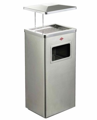 WESCO  Standascher mit Dach, Edelstahl matt, 19 l