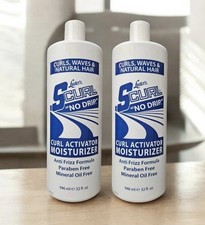 Luster's S Curl Moisturizing Hair Curl Activator No Drip 2 pack 32oz  946ml 