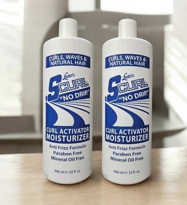 Luster's S Curl Moisturizing Hair Curl Activator No Drip 2 pack 32oz ( 946ml )