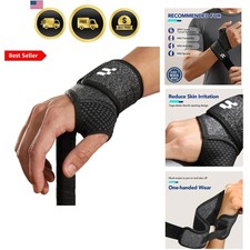 Wrist Brace with Soft Thumb Opening for Mild Carpal Tunnel Tendonitis Arthrit...