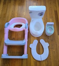Potty training toilet, step stool, portable toilet seat cover, doll toilet