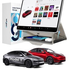 Tesla Model Y Juniper Under Screen Storage Box Hidden Design  Stable Instal...