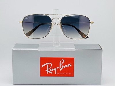 Ray-Ban Caravan 58mm Metal Sunglasses - Gold Frame / Gray Gradient Lens RB3136
