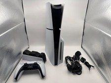 Sony PlayStation 5 PS5 Slim Disc Edition 1TB Console, With Controller + Dock