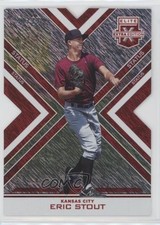 2016 Panini Elite Extra Edition Status Red Die-Cut /99 Eric Stout #163 a2v