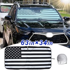 63in34in Usa Flag Windshield Sun Shade For Mazda Foldable Front Window Sunshade 63in34in Usa Flag Windshield Sun Shade For Mazda Foldable Front Window Sunshade
