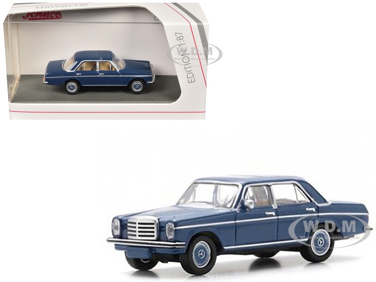 MERCEDES-BENZ /8 (W114) SEDAN BLUE 1/87 (HO) DIECAST MODEL BY
