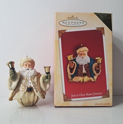 Vintage Hallmark Keepsake Ornament Jolly Old Kris Jingle 2004 Artist Joyce Lyle 