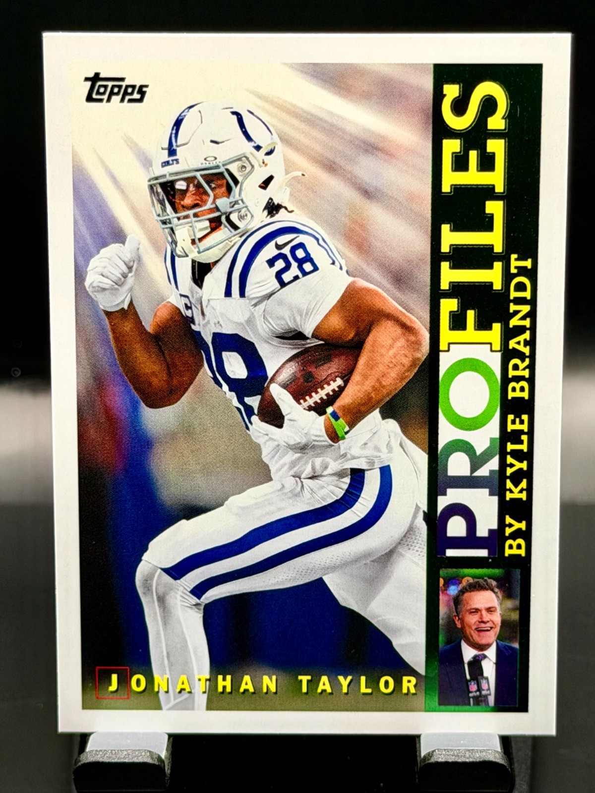 Jonathan Taylor Profiles 2026 Topps Flagship Football #TP-8 Indianapolis Colts