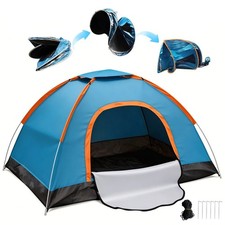 2 - 3 Man Automatic Instant Double Layer Pop Up Camping Tent Waterproof Outdoor