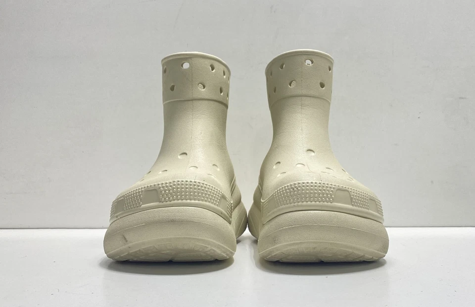 Crocs Men's Classic Rain Boot 208602 Beige EVA Pull-On US Size 8 - Image 2 of 4