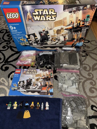 Lego Star Wars 10123, COMPLETE With All Minifigures, manual, box + Extra! UHTF✅