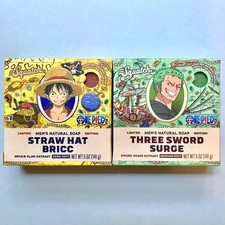 Dr. Squatch X One Piece Duo 5 Oz Soaps 2 Straw Hat Bricc Three Sword Surge