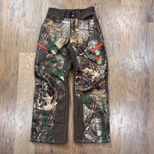 Under Armour Pants Youth S Realtree Camo Storm Fleece Cargo Pockets Hunt Outdoor