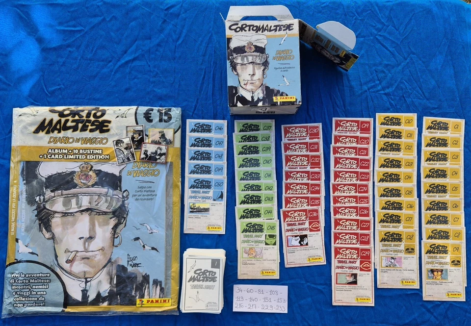 Panini Corto Maltese - Album+cartes+stickers - Photo 1/4
