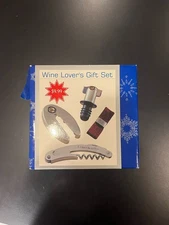 New L'Objet Le Vin Wine Lovers 4 Pc Gift Set Party House Kitchen Vacation Family