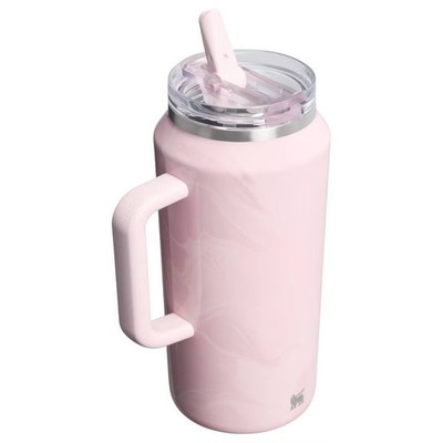 Stanley 64 oz Stainless Steel Quencher Pro Tour Tumbler Pink