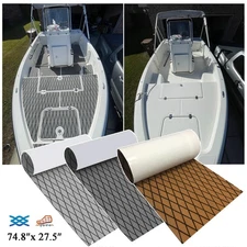 Rhombus Boat Flooring EV Foam Teak Decking Sea Deck Mat , Bass Boat Accessories