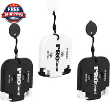 3 Pack Golf Counter, 2 Digit Portable Mini Golf Score Indicator Clicker Stroke C