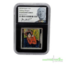 2023 Spain 10euro 1oz 999 Silver Picasso Waiting (Margot)- NGC PF 69 ULTRA CAMEO