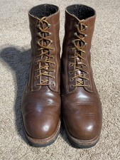 Rancourt Freeman Leather Chromexecel Boots USA Made Size 12D Vibram Arctic Soles