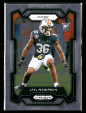 2024 Panini Prizm Draft Picks Jaylin Simpson #175 Rookie Card RC Colts. rookie card picture