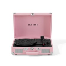 Crosley Cruiser Premier Bluetooth Record Player Blush Pink FREESHIP