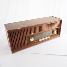 Blaupunkt Stockholm 23 350 Tube Radio Broadcast Receiver 1963/1964 in Wooden Case