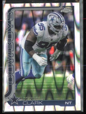 2025 Topps Chrome #73 Kenny Clark Ray Wave Refractor