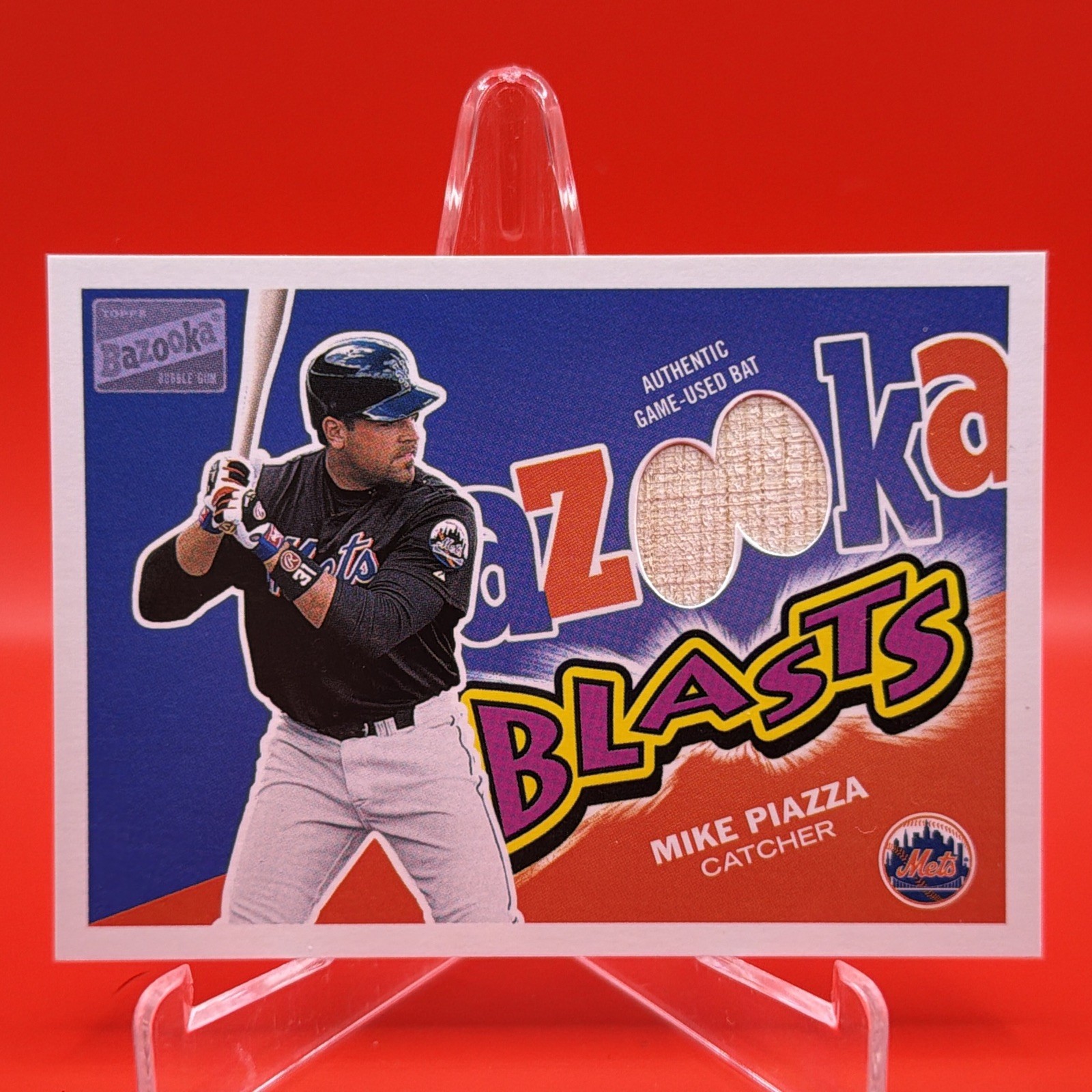 2003 Topps Bazooka - Blasts Bats Mike Piazza #BB-MP (MEM) New York Mets