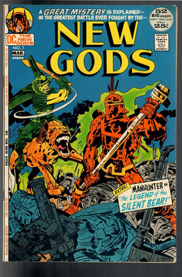 NEW GODS 7 VF 8.0 OR + JACK KIRBY 1ST STEPPENWOLF ORIGIN MR MIRACLE AND ORION