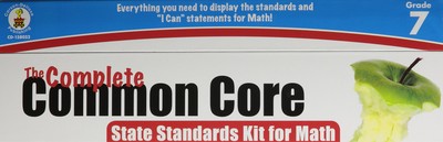 The Complete Common Core State Standards Kit for Math, 7