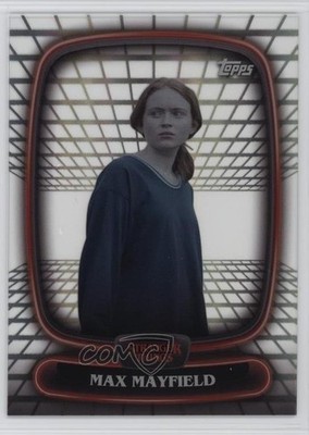2025 Topps High Tek Stranger Things Hawkins Lab Pattern Max Mayfield #42 7tw