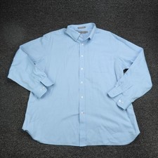 Daniel Cremieux Shirt Mens XL Blue Signature Collection Button Down Long Sleeve