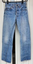 Levi's 501 Redline Selvedge Jeans 1982 Vintage Made in USA Small e Tab W25 L29