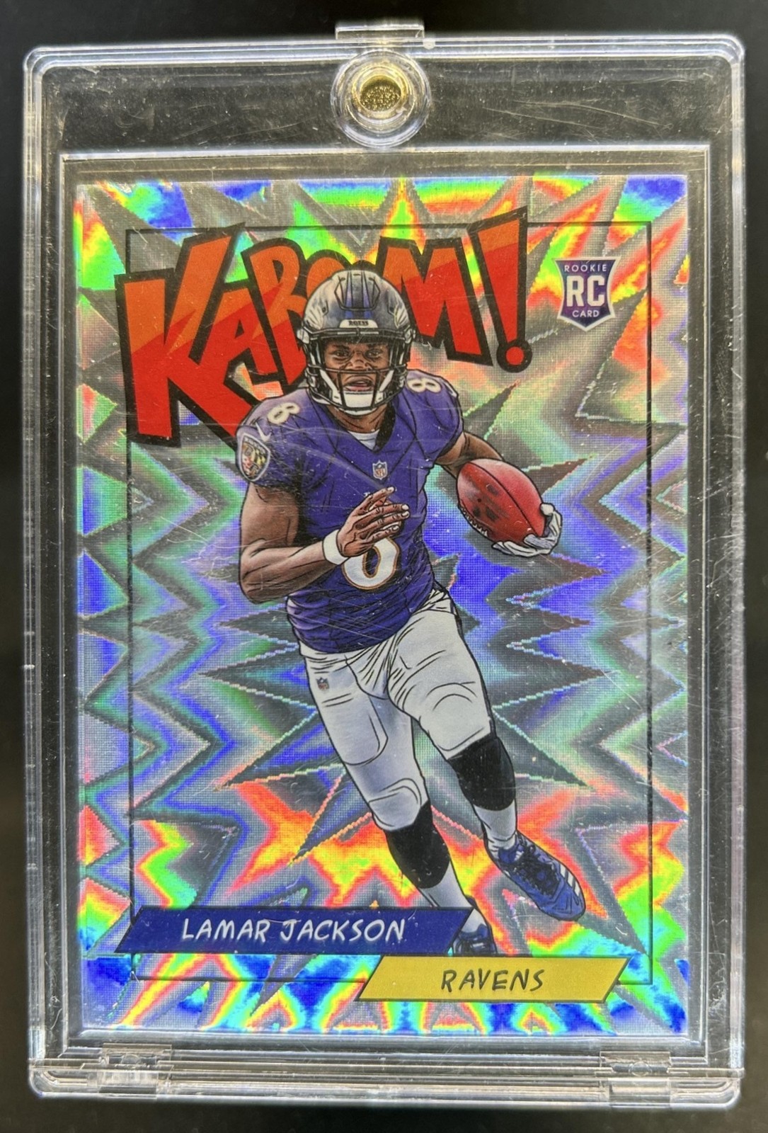 2018 Panini Kaboom! Lamar Jackson RC Rookie #K-LJ Ravens