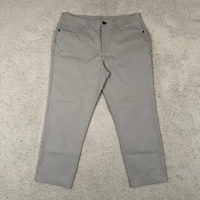 Public Rec All Day Every Day 5-Pocket Pants Mens 34/28 Light Grey Technical