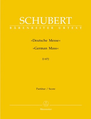 German Mass D 872 | Franz Schubert | Partitur | Bärenreiter Verlag